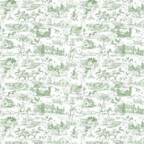 Totally Toile_Mint Green