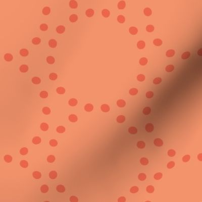 Dot Circles - Bright  - Peach Juice (L)