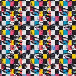 Duality in Harmony: The Checkered Gemini Pattern
