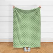 Lily of the valley repeat in diamond shaped pattern (light green large)