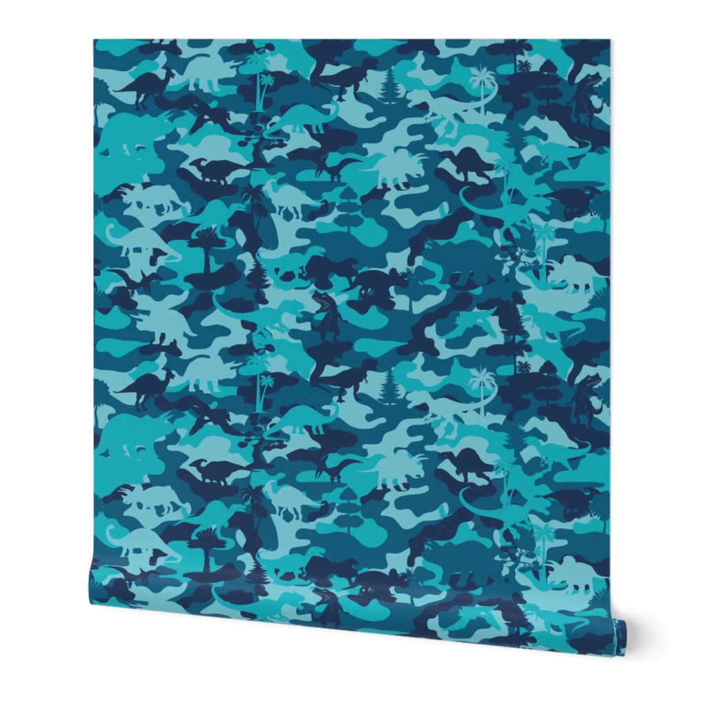 Dino Camo Blue