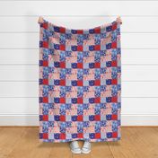 PATCHWORK FUN FLAG FLORAL_red_LRG