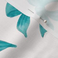 Watercolors Turquoise Bows