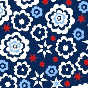 BUBBLE FLORAL DITSY_navy_LRG