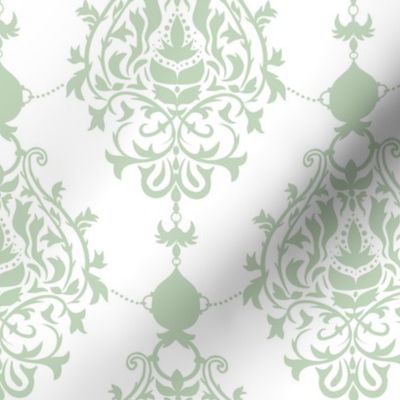 Royal Victorian in Surf Crest Green - Medium Print