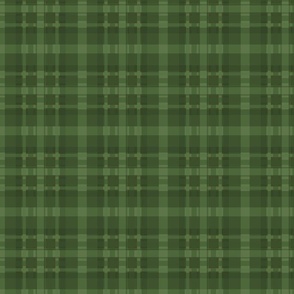 Natural Christmas Dad Plaid - Green