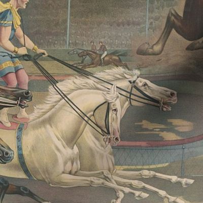 Vintage Roman Riding Circus 2 24 inch