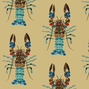 Big Sandy Crawdad Quilled Paper 8x12