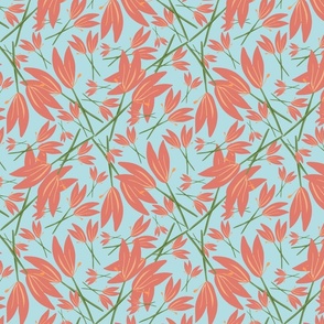 Beautiful floral seamless pattern design