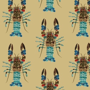 Big Sandy Crawdad Quilled Paper 6.667x10