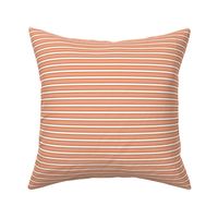 Simple horizontal stripe in pink, red-orange and cream