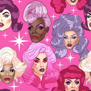 Drag Stars 2024 - XXL - Hot Pink