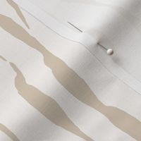 (M) animal print - beige striped tiger-zebra over cream background