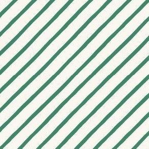 Candy Diagonal Stripe_Christmas_Small_Crisp Green