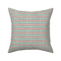 Merry and Bright Horizontal Stripe_Christmas_Small_Molten Lava Red-Crisp Green