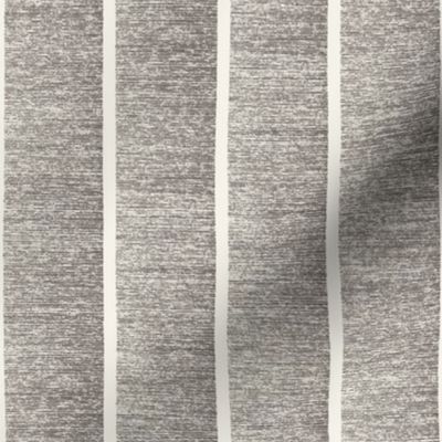 2 inch vertical textured striped stripes - cheviot cream_ nocturne brown - hand drawn variations