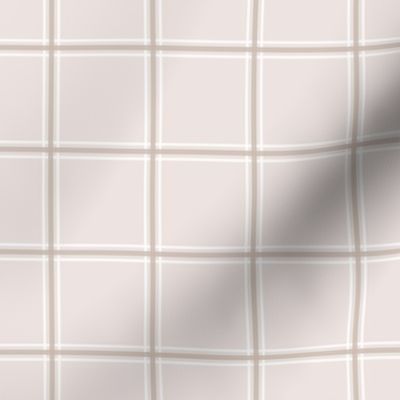 beige cotton checkered pattern