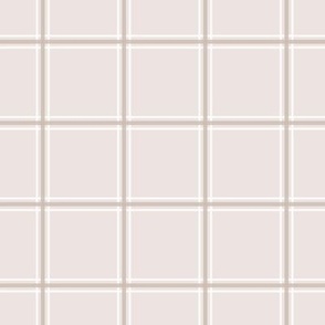 beige cotton checkered pattern