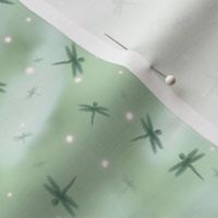 Dragonfly Night Flight, small scale, green