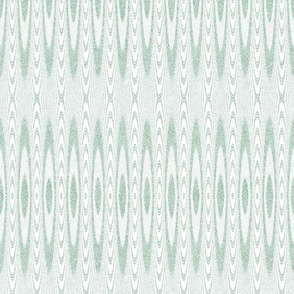 Striped Arches in Velvety Green and White  SMALL