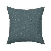 (S) Stardust Glitter | Slate Green Grey with White & Pink Star Speckles Dots | Small Scale