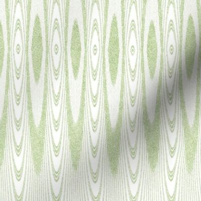Striped Arches in Velvety Lime Green and White  SMALL