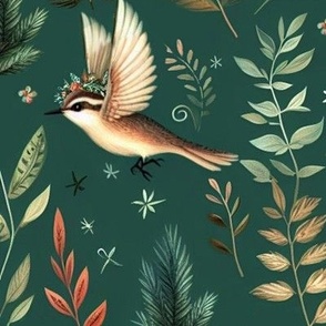 fairy birds and foliage