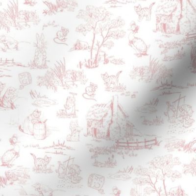 Jemima Puddle Duck Toile in Pink