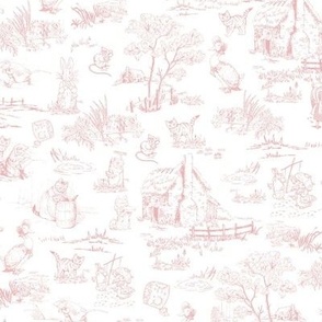 Jemima Puddle Duck Toile in Pink