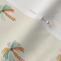 Summer Vacation - minimalist colorful palm trees M