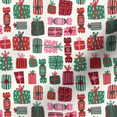 Gift Alot_Christmas Presents_Small_Sachet Pink-Crisp Green