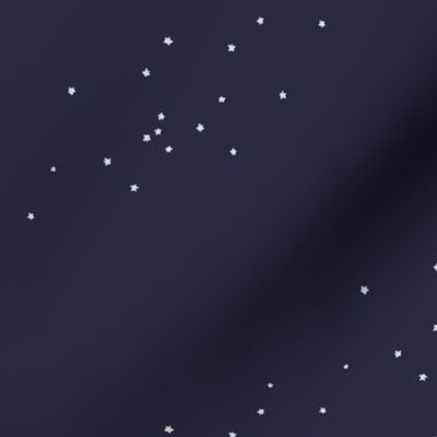 small - Stars on the night sky - Milky Way - light blue on dark evening blue