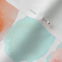 watercolor splotches, abstract, loose paint marks