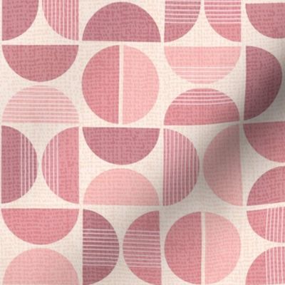 M Circle 0053 G mid mod pink geometric abstract modern retro strong