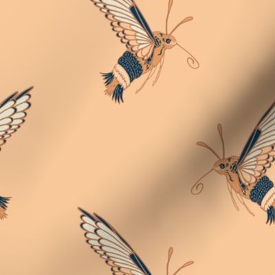 Hummingbird Moth Blender - Orange