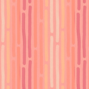 Colorful Gradient Brush Strokes Stripes | Peach Fuzz