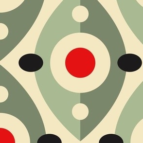 3128 D Medium - abstract retro shapes