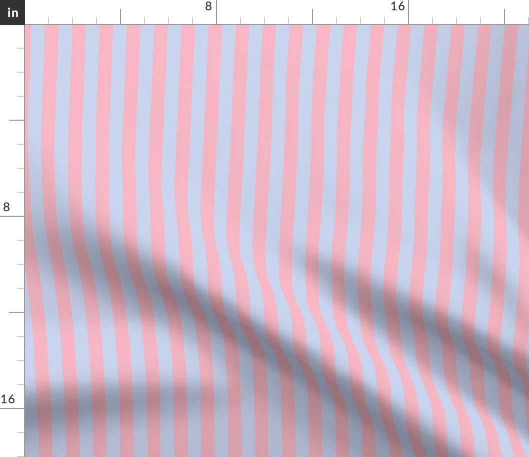 Blush pink and baby blue_0.5 inch stripes
