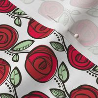 Deco Rose Red