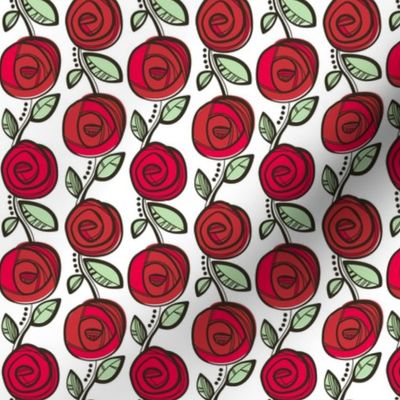 Deco Rose Red