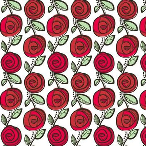 Deco Rose Red