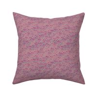 Playful Pink Whimsy Protea Petals Pattern – Vibrant Purple and Teal Textile Design from 'In The Breeze' Series (Small)