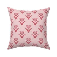 Tulip and stars - pink - small