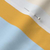 Dandelion yellow and pale aqua_2 inch stripes