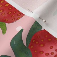 Watercolor Strawberries 3