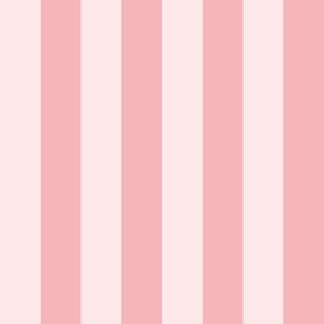 Rose pink_1 inch stripes