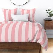 Rose pink_4 inch stripes