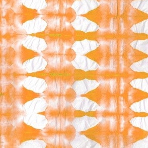 tie dye zig zag stripes vertical orange small