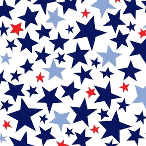 IMPERFECT STARS_WHITE NAVY RED
