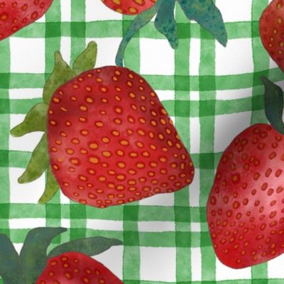Watercolor Strawberries 11